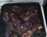 Foto del paso 11 de la receta: Lomo de cerdo en blueberry y ensalada de frutas y verduras