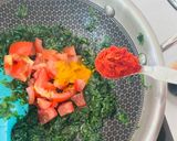 A picture of step 4 of Kela Methi Nu Shak.
