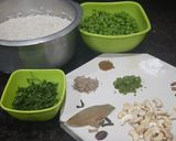 A picture of step 1 of Pulao.