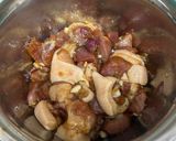 A picture of step 2 of Braised Pork Belly with Dried Daikon.