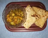 A picture of step 4 of Beans winter special sabji.