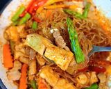 Hình bước làm 5 của món Miến trộn cay Hàn Quốc