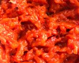 A picture of step 6 of Mouhammara (محمّرة) - Red pepper with walnut dip.