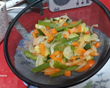 Foto del paso 2 de la receta: Fritada de verduras con butifarra negra y chorizo