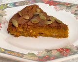 A picture of step 17 of Eggless Pumpkin Oats & Jaggery Cake – Kid-Friendly, Wholesome & Guilt-Free Treat.
