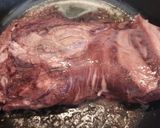 A picture of step 3 of Brasato al Barolo.