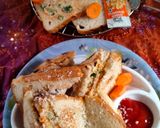 A picture of step 4 of Vegetable malai Toast.