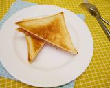煎火腿乳酪三明治的食譜步驟2照片