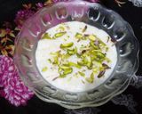 A picture of step 5 of Rice firni.