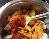 A picture of step 4 of Gajar- kadam ka achaar.