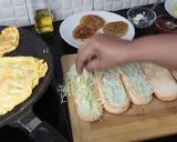 A picture of step 8 of Anday Wala burger.