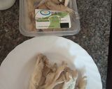 A picture of step 1 of Oyster mushroom Chinese stir fry.