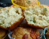 Foto del paso 3 de la receta: Muffins de verdeo, queso y nueces