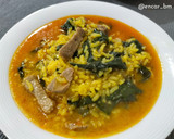 Foto del paso 6 de la receta: Arroz caldoso con ternera y acelgas