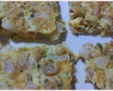 Foto del paso 6 de la receta: Tapa de tortilla de gambas al ajillo con camarones