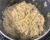 A picture of step 13 of Benford’s Lemon Pasta.