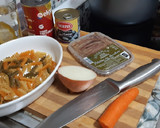 Foto del paso 1 de la receta: Espirales con aceitunas negras y anchoas