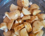 Foto del paso 2 de la receta: Churrasco al horno acompañado de patatas y boniatos al Romero