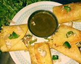 मूंग  दाल के पनीर स्टफ रोल (Moong dal ke paneer stuff roll recipe in Hindi) रेसिपी चरण 4 फोटो