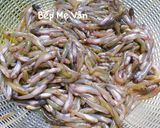 Hình bước làm 1 của món Cá bống dặm kho tiêu