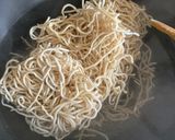 A picture of step 1 of Chicken Fried Noodles.