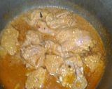 A picture of step 6 of Chicken qorma aloo.