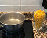 Foto del paso 1 de la receta: Ensalada de pasta para tupper (semana 34 de embarazo!)