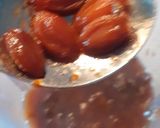 A picture of step 2 of Imli aloo bukhara sharbat Tamarind and plum drink.