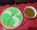 Foto langkah ke 5 dari resep Serabi Tepung Beras Saus Durian.