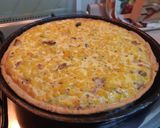 Foto del paso 11 de la receta: Quiche de pollo, champiñón y choclo🌽🍗🍴