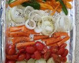 A picture of step 3 of My Roasted Basil Veg. 😀.