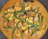 Foto langkah ke 4 dari resep Sayur Santan Tahu Tempe Ikan Asin.