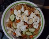 A picture of step 3 of Fried indomie.