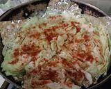 A picture of step 3 of Cajun Cabbage.