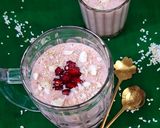 A picture of step 3 of Pink Amaranth Shake / Ramdana Smoothie With Strawberry(For Navratri Festival Falahari Vrat Upwas)🌸✨️.