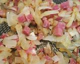 Foto del paso 4 de la receta Judías verdes con cebolla y jamón