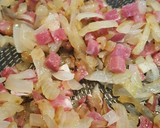 Foto del paso 4 de la receta: Judías verdes con cebolla y jamón