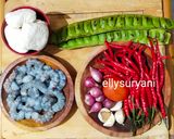 Foto langkah ke 1 dari resep Balado Basah Udang-Pete-Tahu ala Rumah Kami.