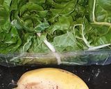 A picture of step 2 of Spinachsmoothie#weeklyjikoni challenge.