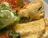 Foto del paso 7 de la receta: 🥚 Omelette de espárragos y queso de cabra 🥚