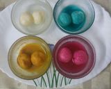 A picture of step 2 of Colorful Rasgullas.