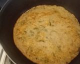 A picture of step 2 of Bajra atta, sooji, curd, rice powder, coriander leaves uttapam.