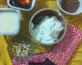A picture of step 1 of Rumolate sandesh.