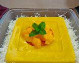 Foto langkah ke 5 dari resep (650) Mango Cheese Pudding / Puding Mangga Keju.