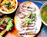 Hình bước làm 4 của món Chân gà hấp hành