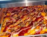 Foto langkah ke 9 dari resep Beef Pizza Kotak Homemade.