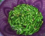 Foto langkah ke 2 dari resep Tumis Udang Campur Tempe Kacang Panjang.