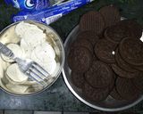A picture of step 1 of Oreo choco cake.