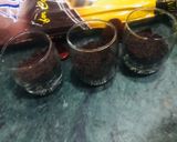 A picture of step 5 of Brownie trifle.