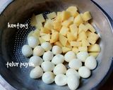 Foto langkah ke 1 dari resep Sambal goreng kentang telur puyuh.